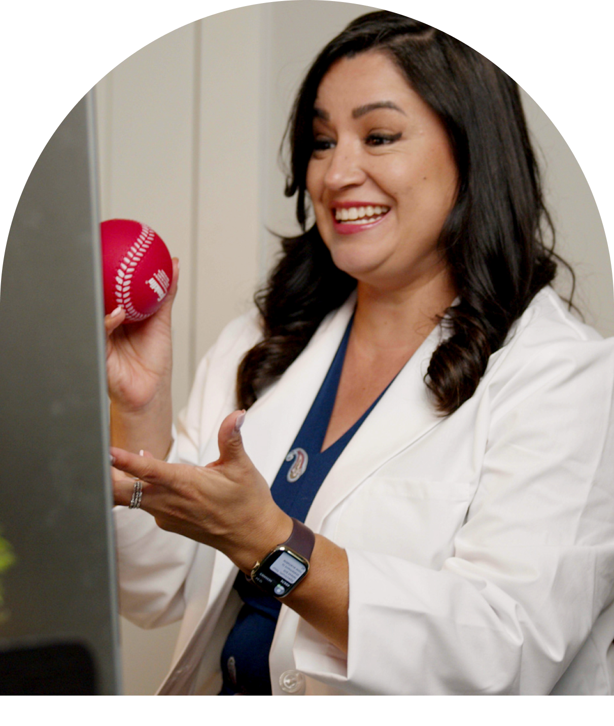 Doctor talking